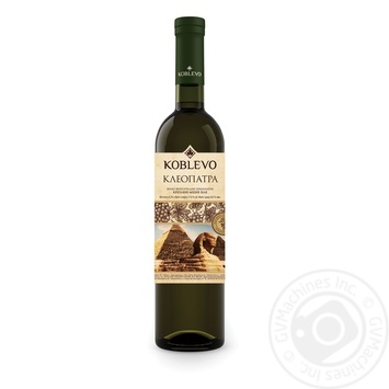 Wine Koblevo Kleopatra white sweet 17% 750ml glass bottle Ukraine - buy, prices for MegaMarket - photo 1