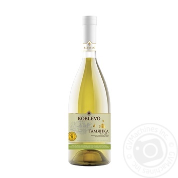 Koblevo Tamyanka Gentle White Semi-sweet Wine 12% 0.7l - buy, prices for MegaMarket - photo 1