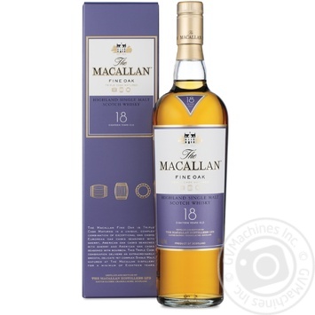 Whiskey Macallan 43% 18yrs 700ml glass bottle Scotland England - buy, prices for MegaMarket - photo 8