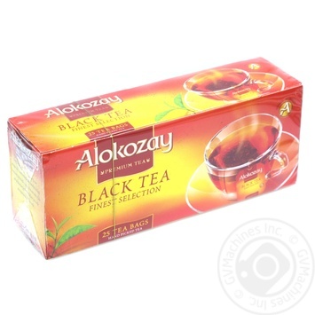 Чай пакетований чорний Alokozay 25 п купить, цены на МегаМаркет - фото 1