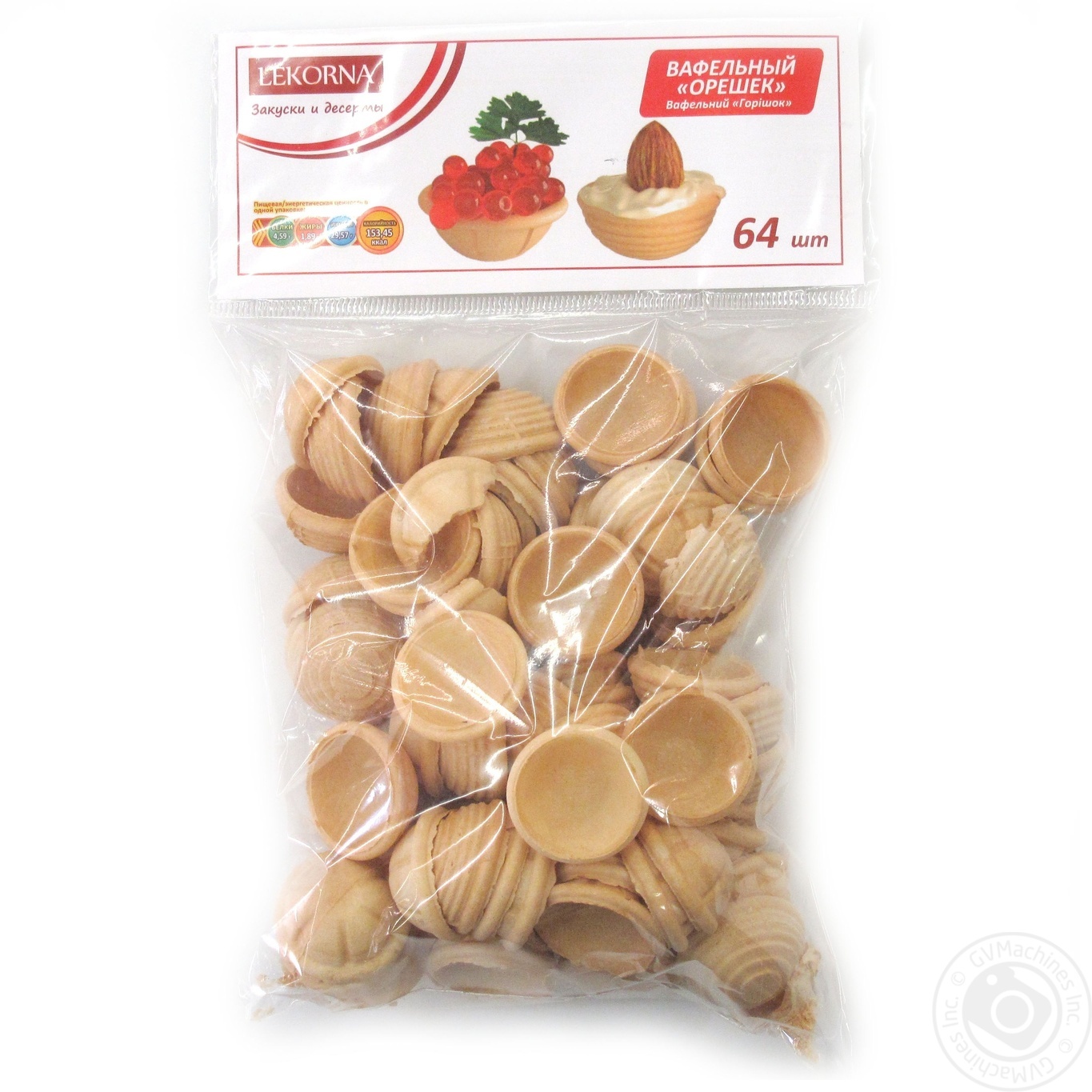

Тарталетки Lekorna Орешек вафельний 45г