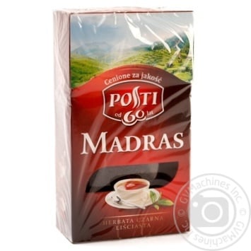 Black leaf tea Posti Madras 100g Poland - buy, prices for - photo 1