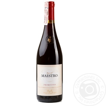 Вино Cielo Maestro Primitivo Puglia червоне сухе 0.75л х6 купити, ціни на МегаМаркет - фото 1