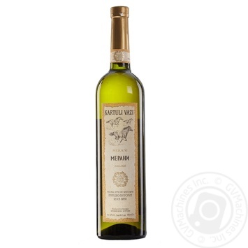 Wine tvishi Kartuli vazi Private import white semidry 11% 750ml glass bottle Georgia - buy, prices for MegaMarket - photo 1