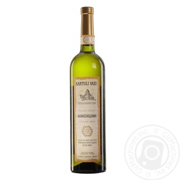 Kartuli Vazi Alazan Valley Semi-Sweet White Wine - buy, prices for MegaMarket - photo 1