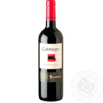 Вино Gato Negro Каберне Совіньйон червоне сухе 0,75л купити, ціни на МегаМаркет - фото 1
