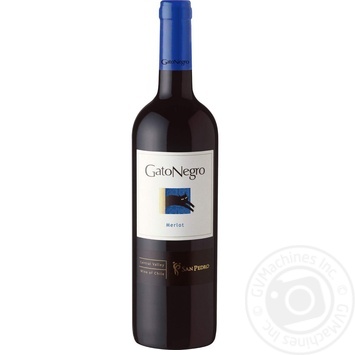 Вино Gato Negro Мерло красное сухое 0,75л купить, цены на МегаМаркет - фото 1