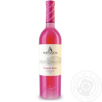 Wine Koktebel Monte pink semisweet 13% 750ml glass bottle Ukraine - buy, prices for MegaMarket - photo 3