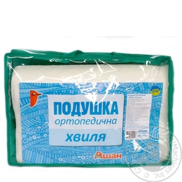 Auchan Wave Orthopedic Pillow - buy, prices for Auchan - photo 2