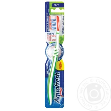 Зубна щітка Aquafresh для зубів та язика м'яка купити, ціни на МегаМаркет - фото 4