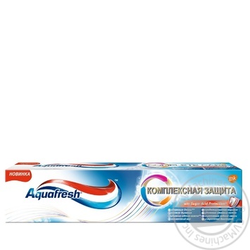 Зубная паста Aquafresh Комплексная ежедневная защита 100мл купить, цены на МегаМаркет - фото 3