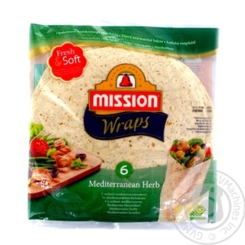 Тортилья Mission з травами 370г купити, ціни на МегаМаркет - фото 1