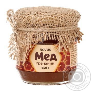 Honey Novus buckwheat 250g - buy, prices for NOVUS - photo 1