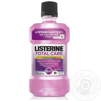 Rinser Listerine Total care for mouth 250ml - buy, prices for MegaMarket - photo 1