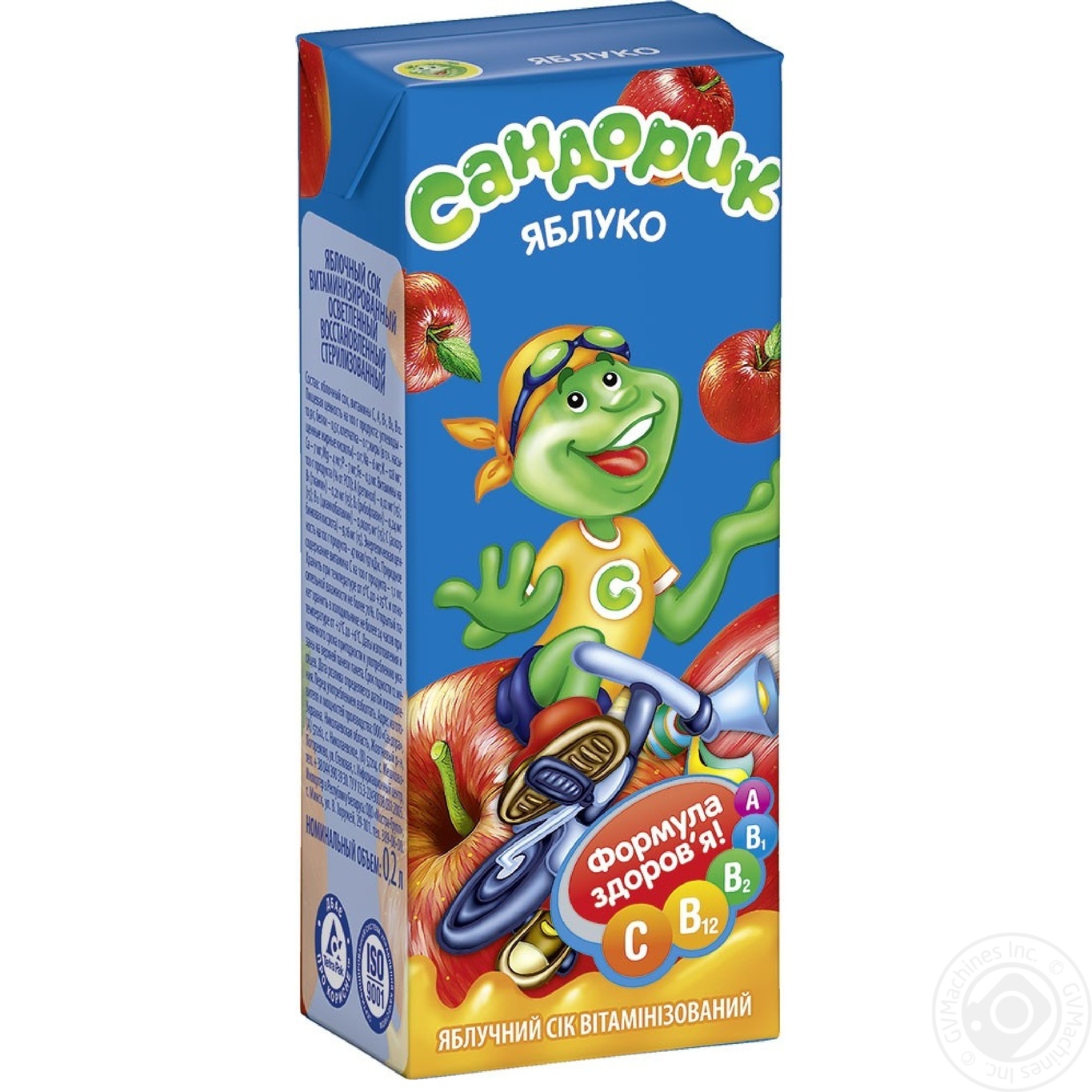 

Сок Sandoryk яблочный 200мл