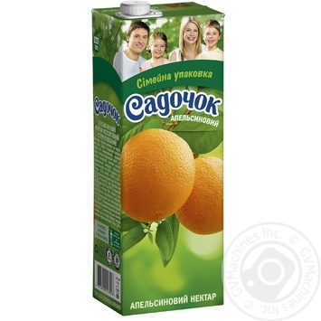 Sterilized unclarified nectar Sadochok orange tetra pak 1450ml Ukraine - buy, prices for NOVUS - photo 1