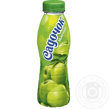 Clarified pasteurized nectar Sadochok apple plastic bottle 400ml Ukraine - buy, prices for NOVUS - photo 1