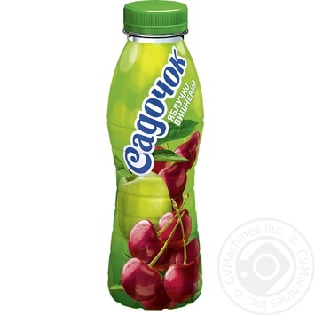 Clarified pasteurized nectar Sadochok apple and cherry plastic bottle 400ml Ukraine - buy, prices for - photo 1