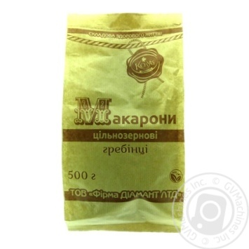 Макарони Козуб продукт цільнозернові гребінці 500г купити, ціни на МегаМаркет - фото 2