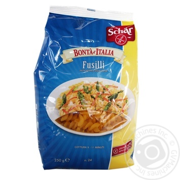 Schar fusilli gluten free pasta 250g - buy, prices for MegaMarket - photo 1