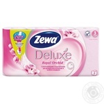 Туалетная бумага Zewa Deluxe 8шт