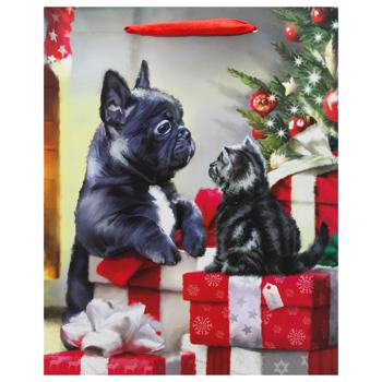 Malevaro Large XMAS Dog Paper Bag - buy, prices for - photo 5