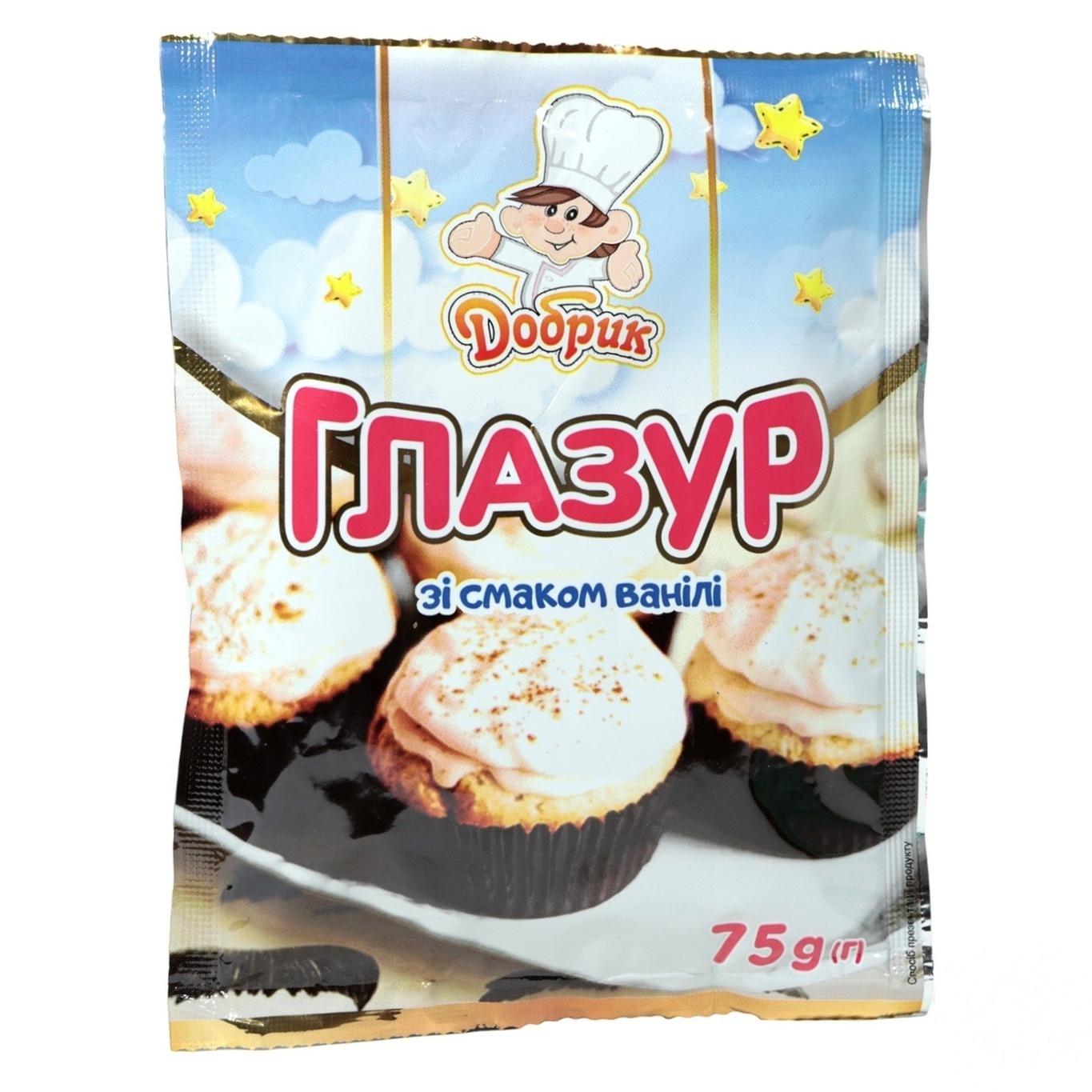 

Глазурь Добрык со вкусом ванили 75г