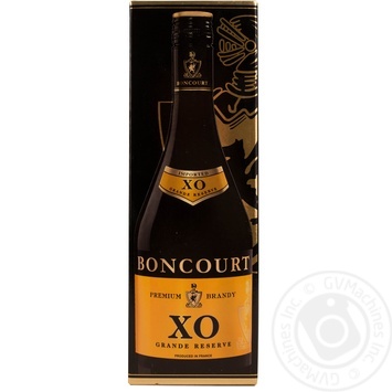 Boncourt Grande Reserve X.O. Brandy 38% 0.7l - buy, prices for NOVUS - photo 1