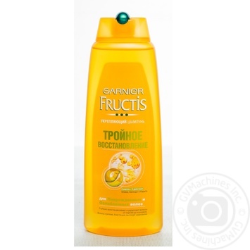 Шампунь Garnier Fructis Потрійне Відновленні для пошкодженого таослабленого волосся 400мл - купить, цены на - фото 4