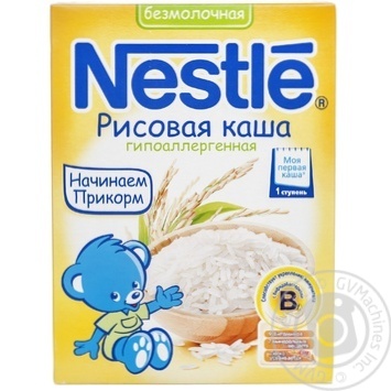 Каша дитяча Нестле рисова безмолочна суха швидкорозчинна з біфідобактеріями з 4 місяців 200г Росія - купити, ціни на - фото 8