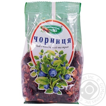 Чай Чорниця Карпатский Чай 100г купити, ціни на МегаМаркет - фото 1