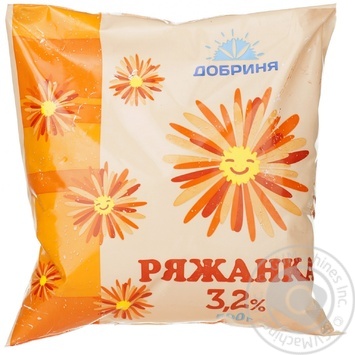 Fermented baked milk Dobrynya 3.2% 500g sachet Ukraine - buy, prices for NOVUS - photo 4