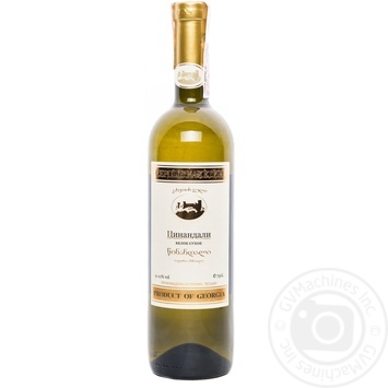 Wine tsinandali Sertse kakhetii white dry 13% 2008year 750ml glass bottle Georgia - buy, prices for MegaMarket - photo 1