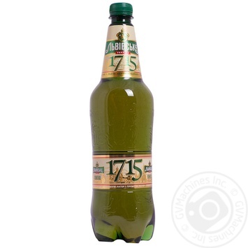 Beer Lvivske 4% 1000ml plastic bottle Ukraine - buy, prices for NOVUS - photo 1