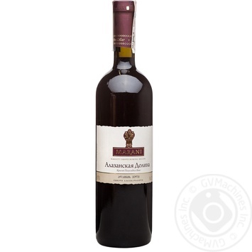 Wine saperavi Marani Private import red semisweet 11.5% 750ml glass bottle Georgia - buy, prices for MegaMarket - photo 1
