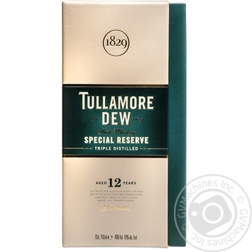 Віскі Tullamore Dew  Special Reserve 12 років 40% 0,7л купити, ціни на МегаМаркет - фото 1