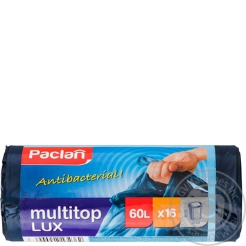 Пакети д/сміття Placan Multi Top 60л 16шт х20 купить, цены на МегаМаркет - фото 8