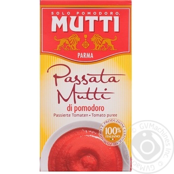 Пюре томатное Mutti 500г купить, цены на МегаМаркет - фото 1