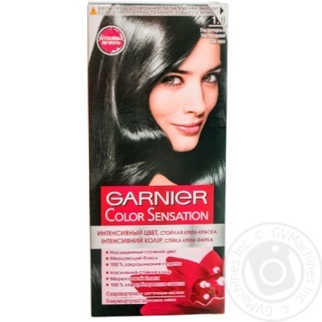 Фарба для волосся Garnier Color sensation №1.0 ультрачорний 1шт купити, ціни на МегаМаркет - фото 6
