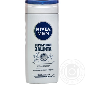 Гель Nivea Men Серебряная защита для душа для мужчин 250мл купить, цены на МегаМаркет - фото 1