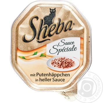 Вологий корм для котів Sheba Classics in Sause 85 г (шматочки індички в соусі) - купить, цены на MasterZoo - фото 4