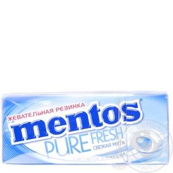 Chewing gum Mentos mint 15g - buy, prices for MegaMarket - photo 1