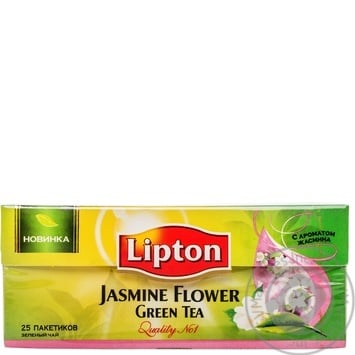 Чай зелений байховий ароматний  Jasm.Flow. Gre.Tea Lipton 1,4г*25 - купить, цены на - фото 2