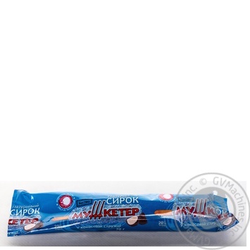 Glazed cottage cheese Mushketer in coconut flakes  20% 70g - buy, prices for MegaMarket - photo 1