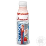Закваска Яготинське PRO полуниця 0,5% пляшка 450г