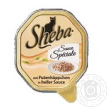 Sheba Turkey In Sauce For Cats Food