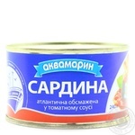 Сардина Аквамарин обжаренная в томатном соусе 240г