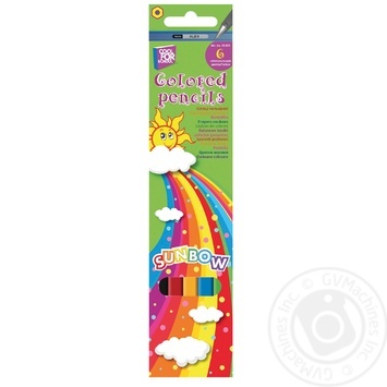 Олівці Cool for School Sunbow 6кол CF01103 х12 купити, ціни на МегаМаркет - фото 1