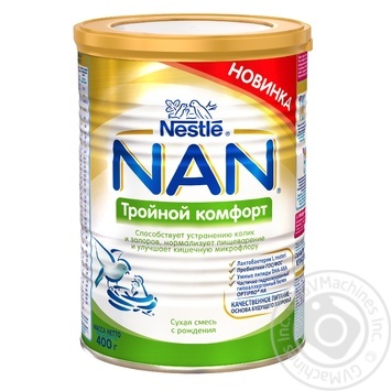 Сухая смесь детская Nestle NAN с рождения Тройной комфорт 400г купить, цены на МегаМаркет - фото 1