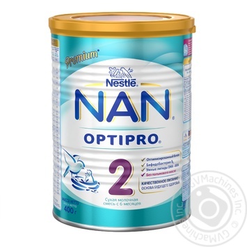 Dry milk formula Nestle Nan 2 for 6+ months babies 400g - buy, prices for MegaMarket - photo 1